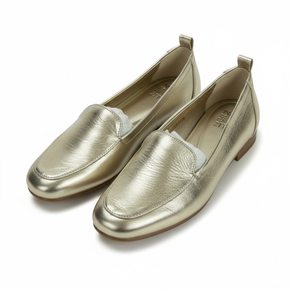 Naturalizer Metallic Gold Flats